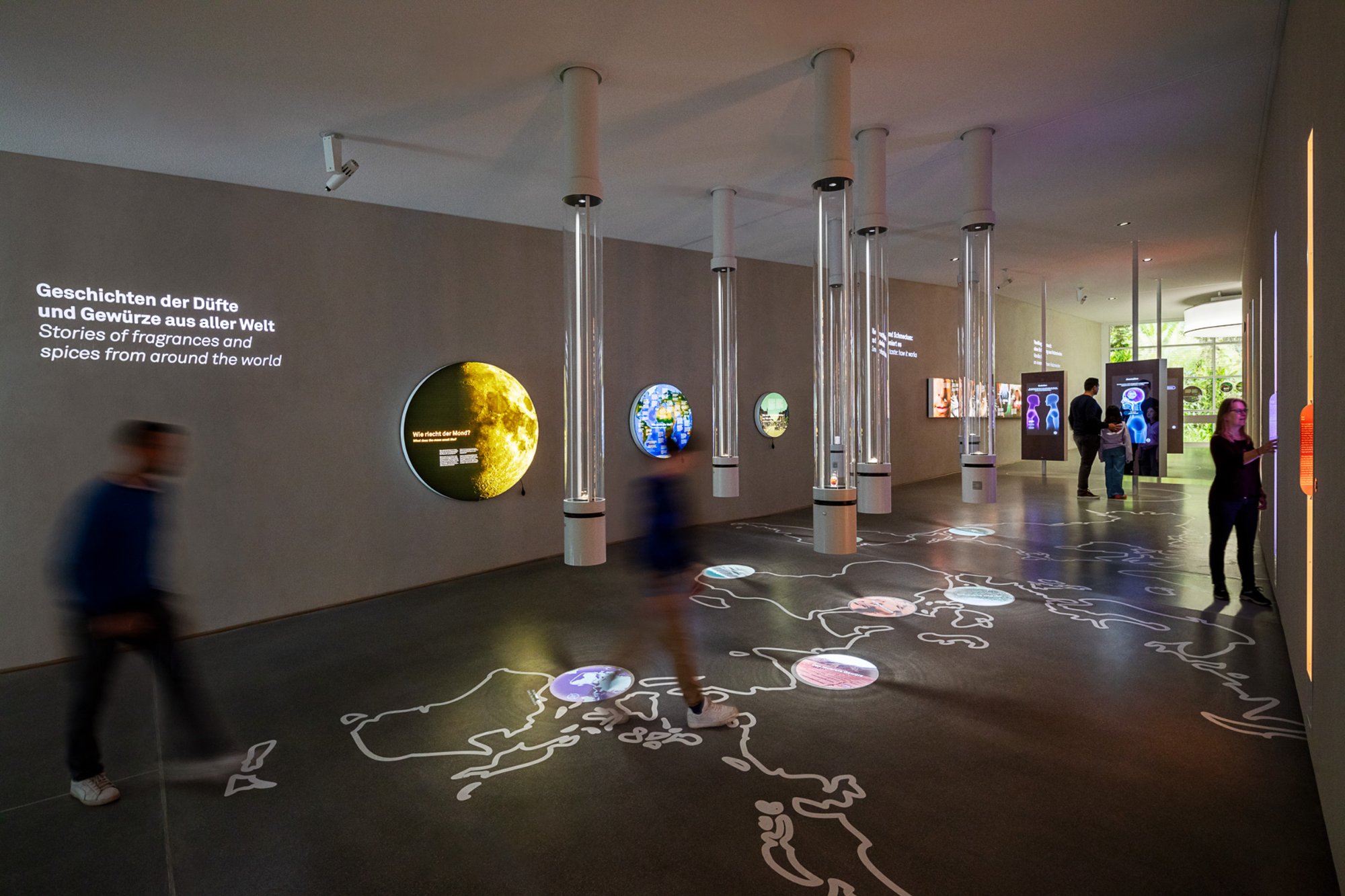 Interaktive Duftinstallation im Sensoria Duftmuseum